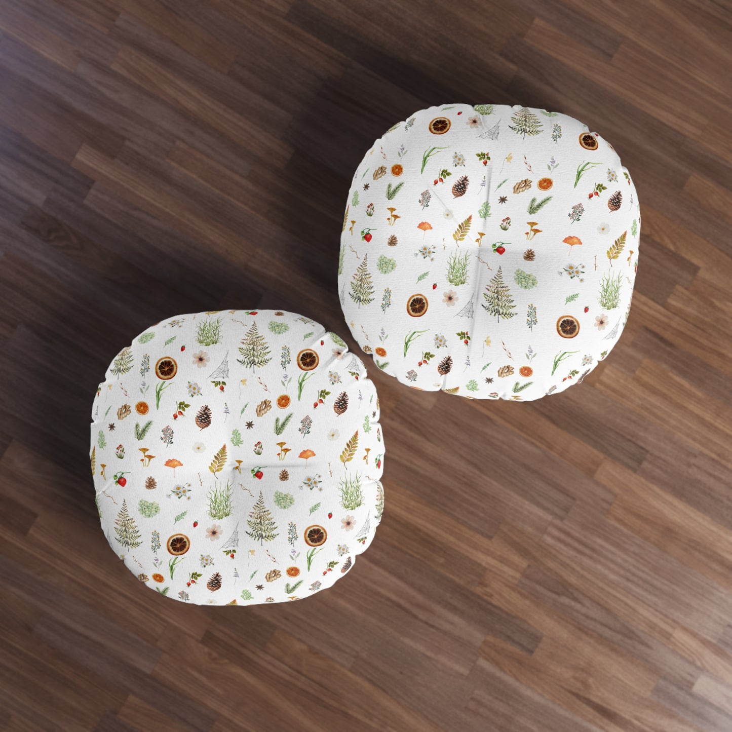 Tufted Floor Pillow, Round