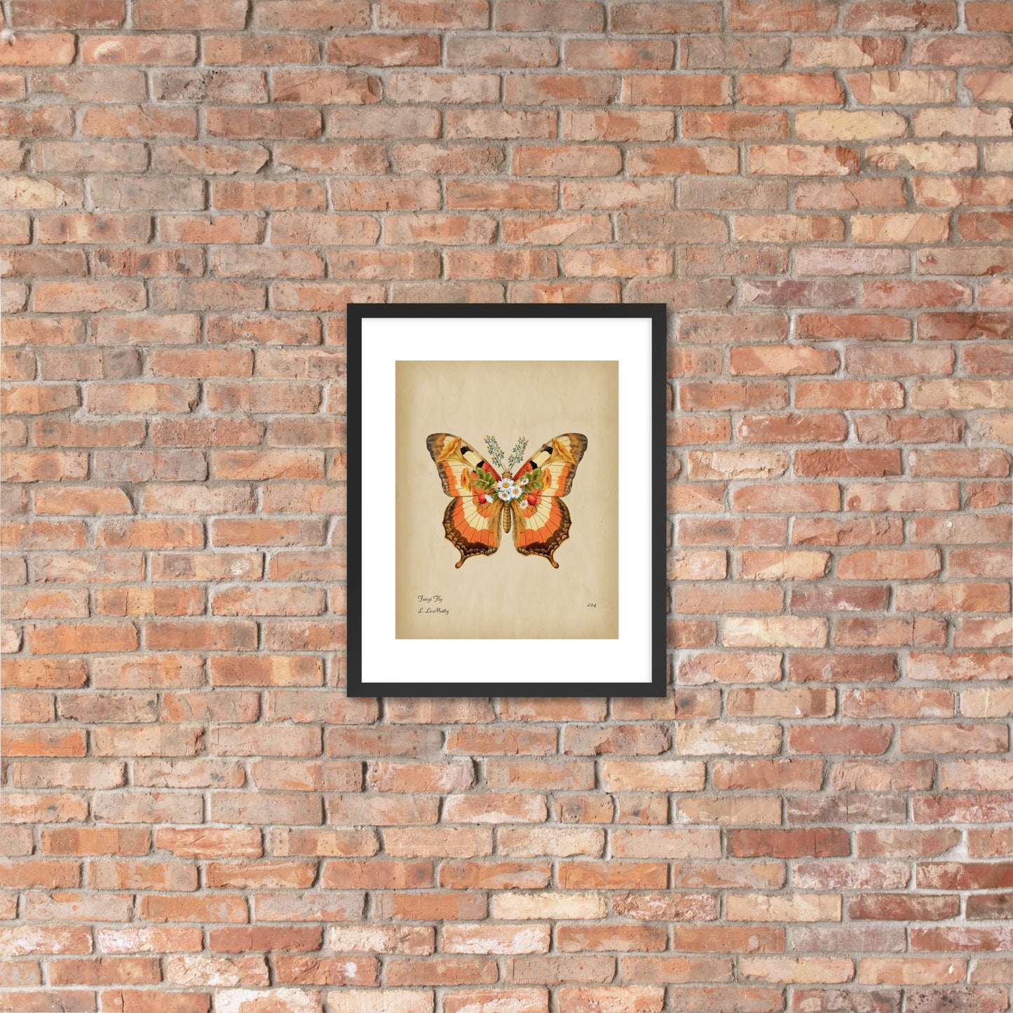 Fungi Fly Print by Lauren LeMatty | Stunning Framed Poster