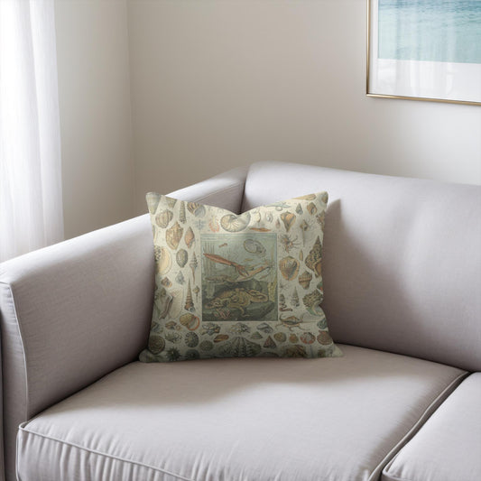 Adolphe Millot Mollusque Woven Pillows