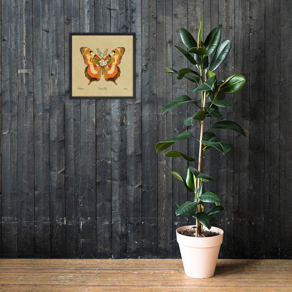 Fungi Fly Framed Print