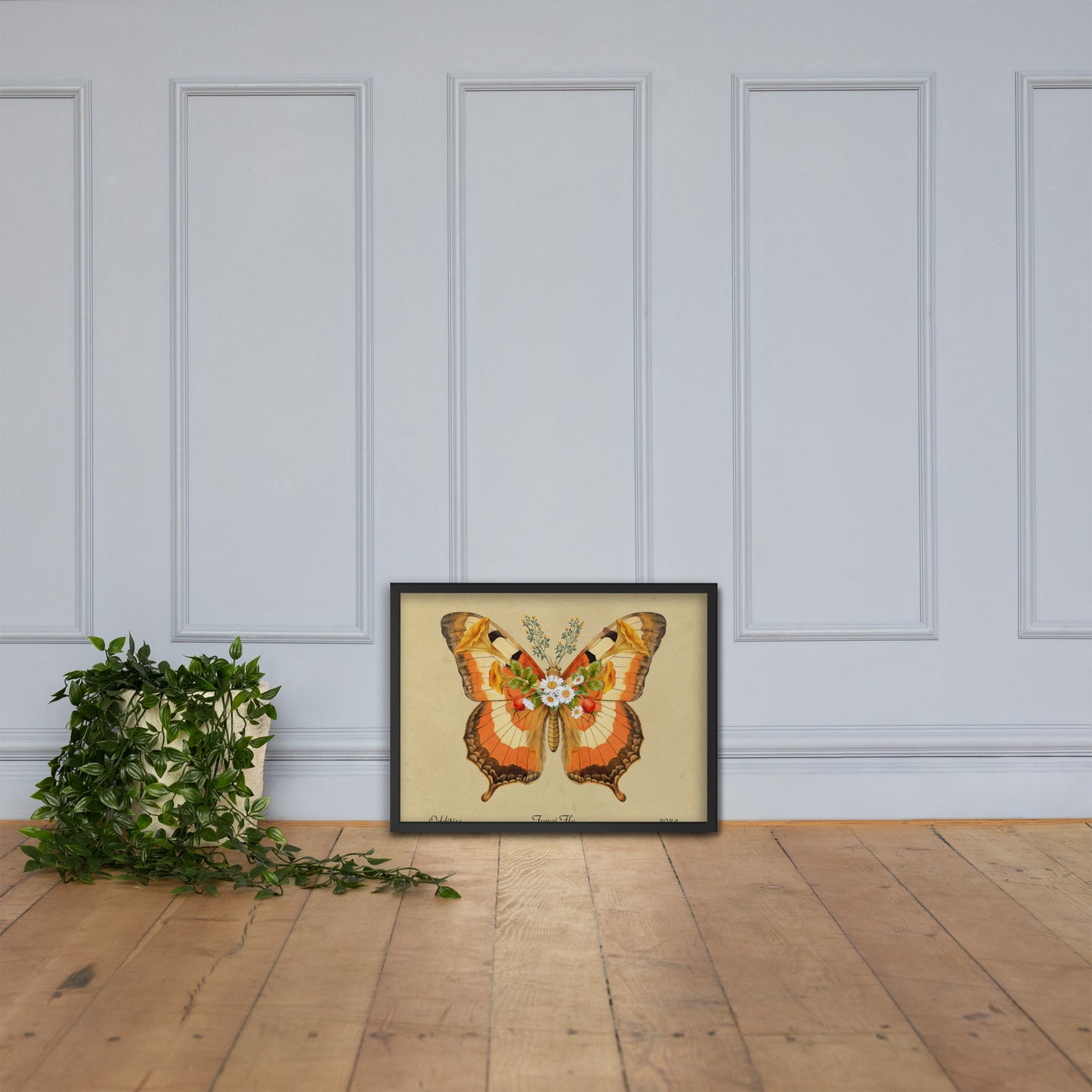Fungi Fly Framed Print