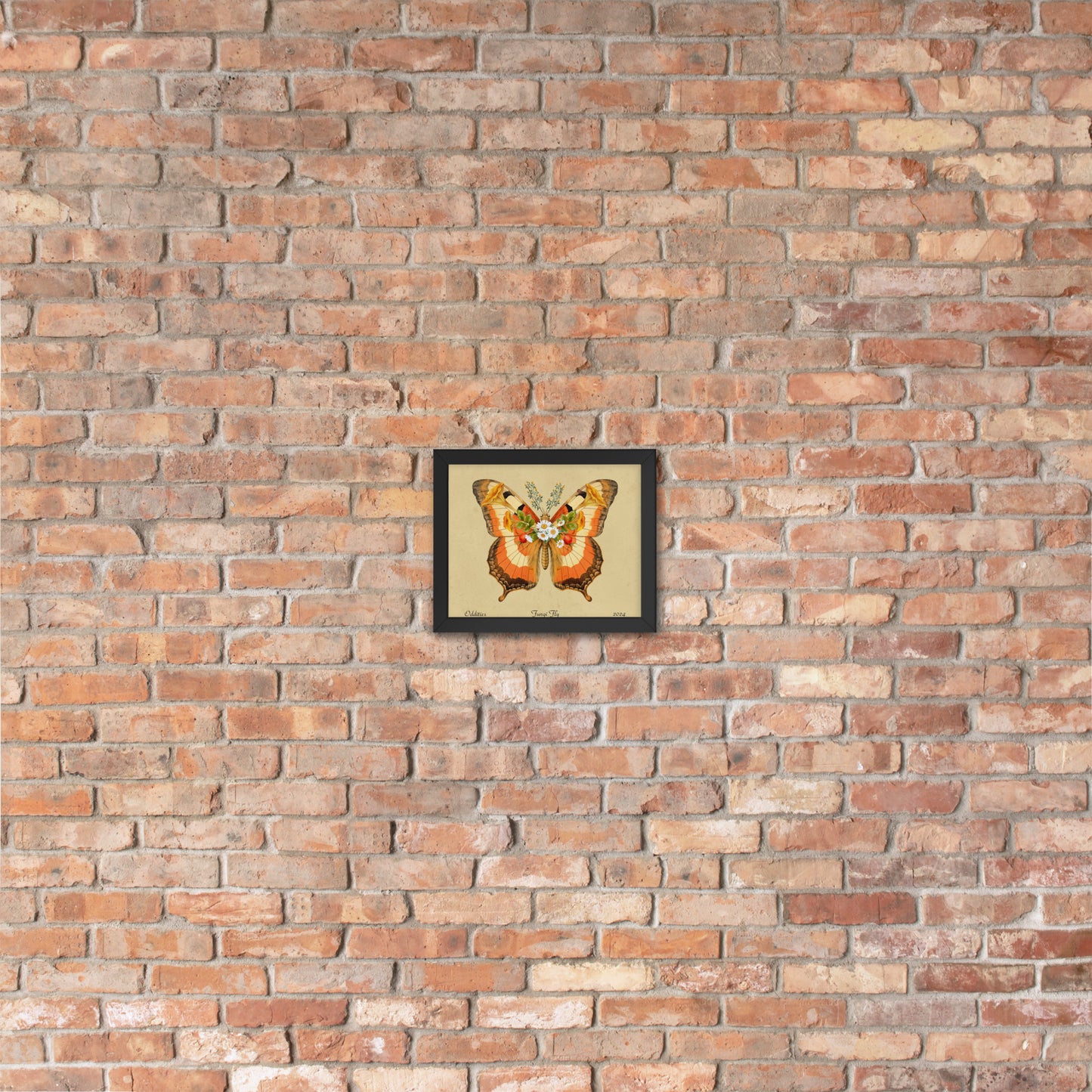Framed poster