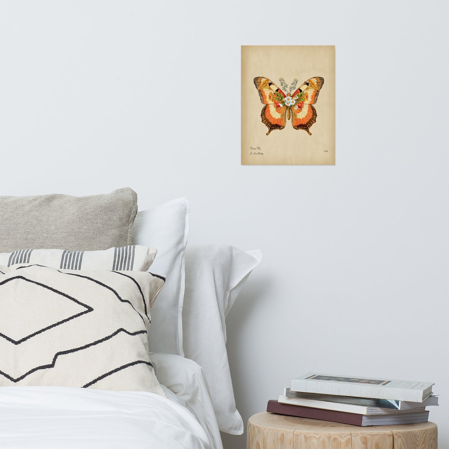 Ginger Fly Print | Museum-Quality Posters on Thick Matte Paper | Brighten Your Space with Maine Artist's Print