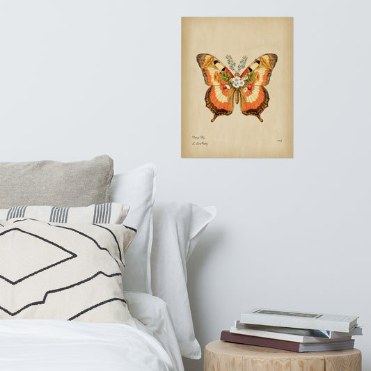 Ginger Fly Print | Museum-Quality Posters on Thick Matte Paper | Brighten Your Space with Maine Artist's Print