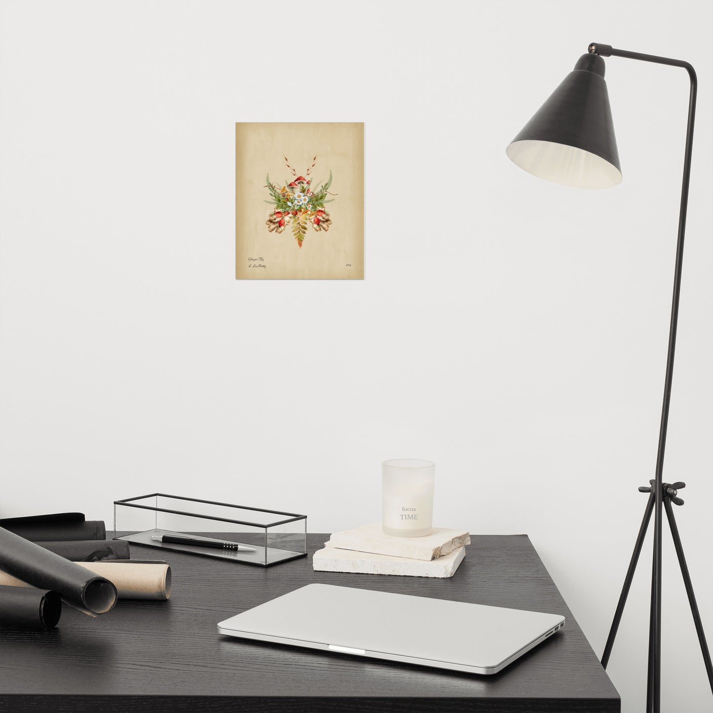Ginger Fly Print | Museum-Quality Posters on Thick Matte Paper | Brighten Your Space with Maine Artist's Print