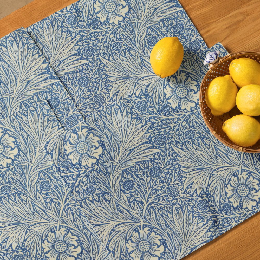 Blue Ornate Placemat - Elegant Table Setting | Perfect for Home Decor
